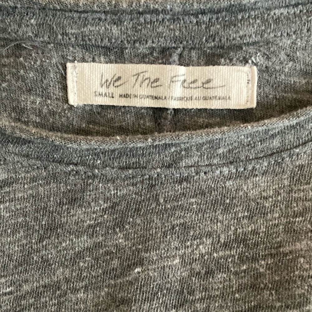We The Free Grey Top - Picture 1 of 3